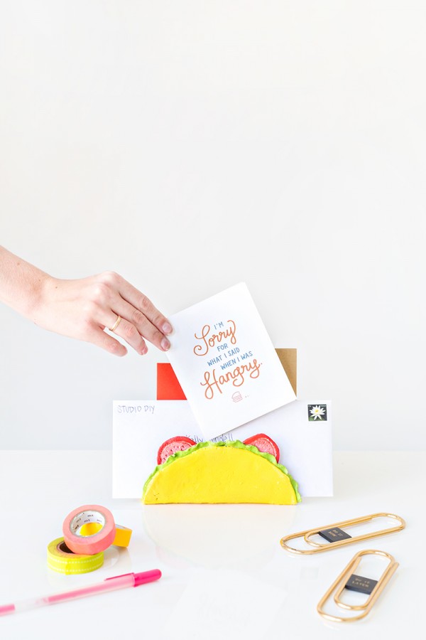 DIY Taco Letter Holder
