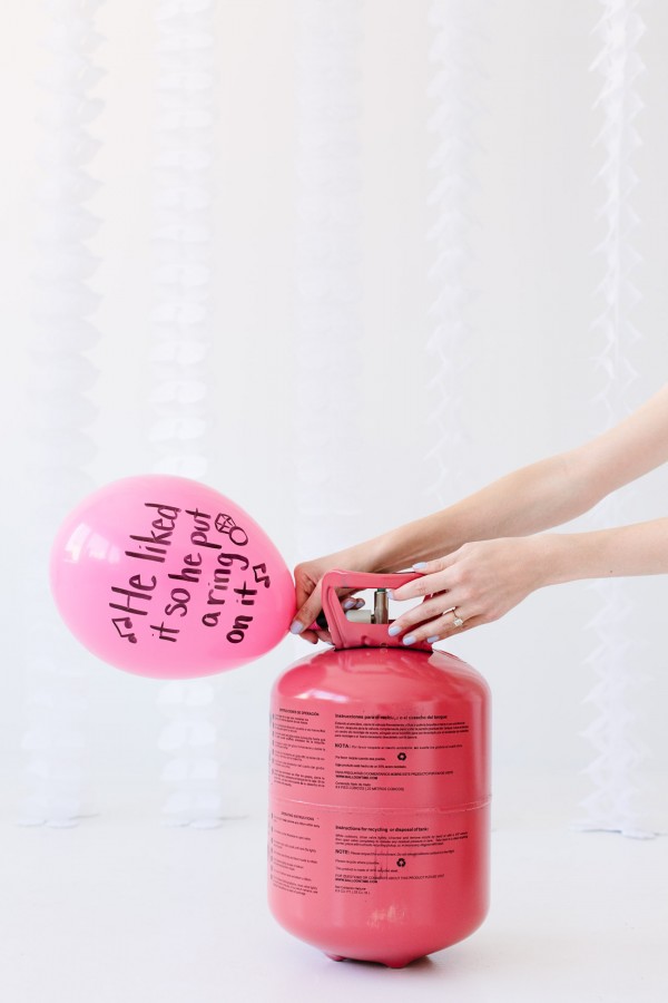 DIY Balloon Wishes for the Bride-to-be