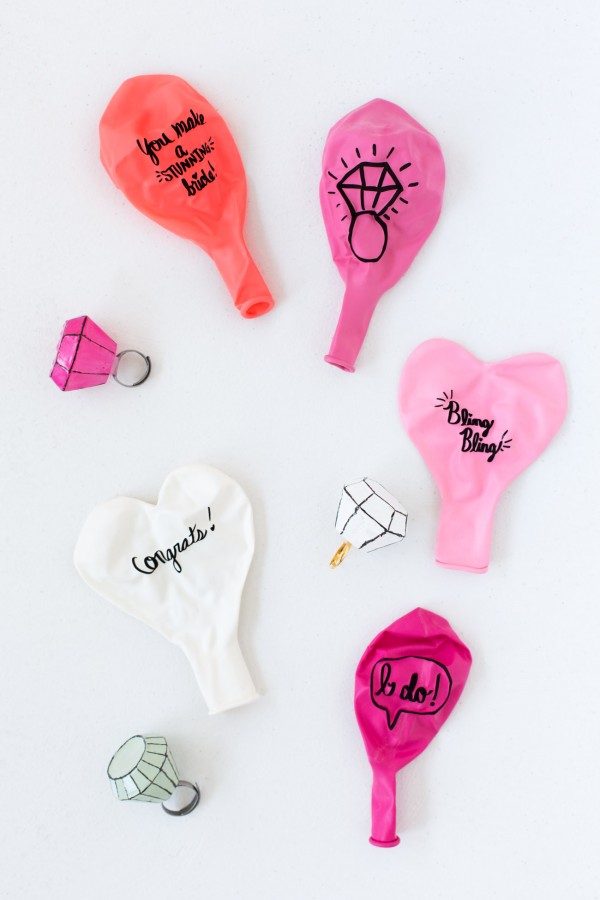 DIY Balloon Wishes for the Bride to Be