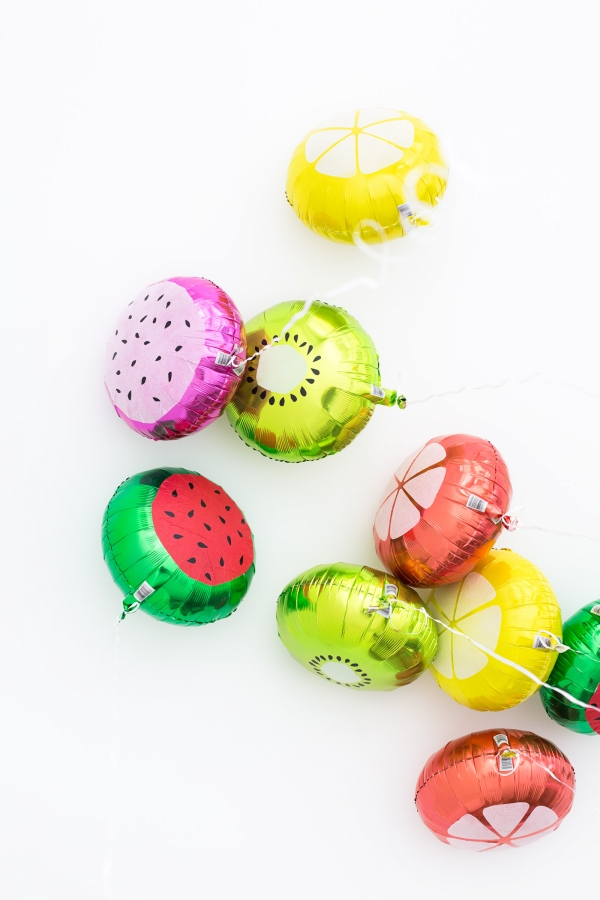 DIY Fruit Slice Balloons