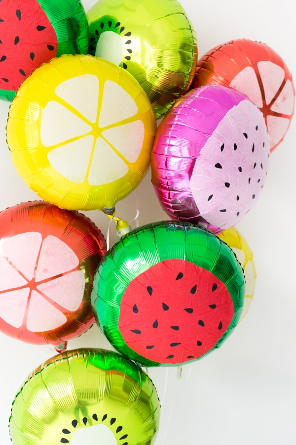 DIY Fruit Slice Balloons