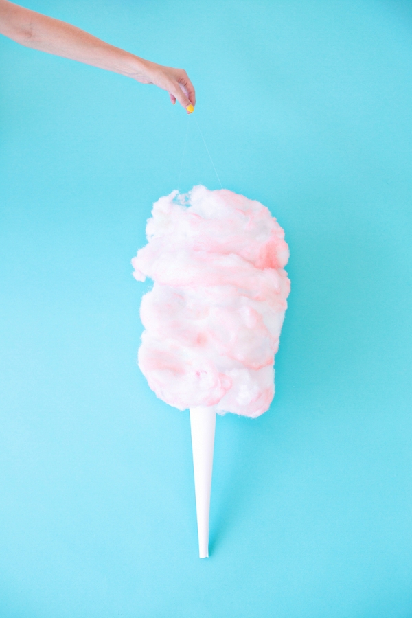 DIY Cotton Candy Piñata - Studio DIY