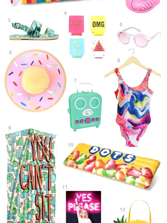 12 Summer Pool Party Must-Haves