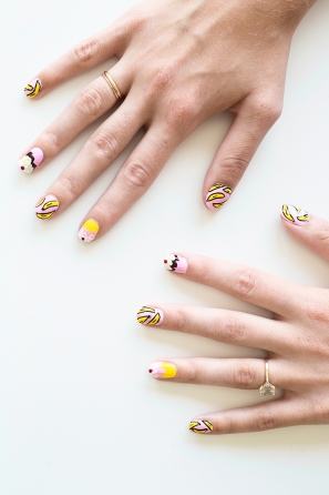 DIY Banana Split Manicure - Studio DIY