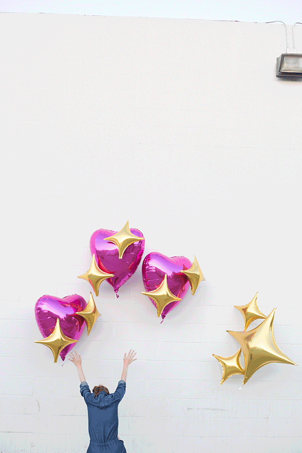 DIY Emoji Heart Balloon Outtakes
