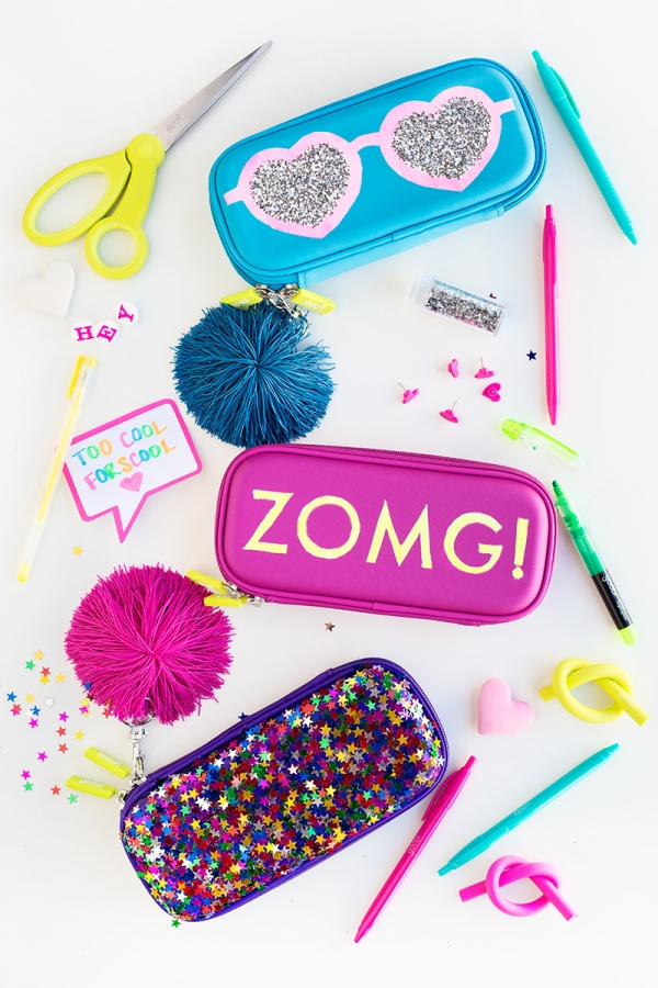 Pom Pom Small Pencil Case  Cute pencil pouches, School pencil case, Cute pencil  case