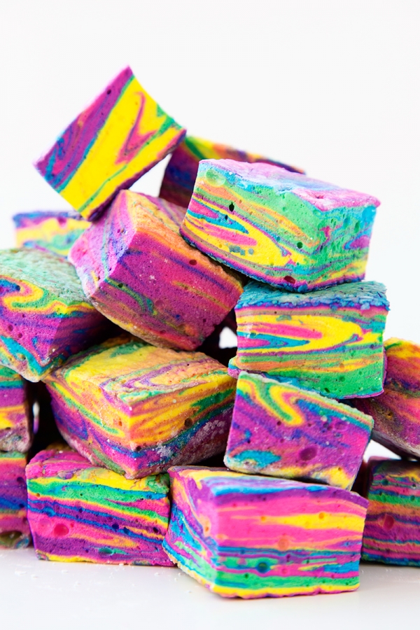 Tie dye brownies 