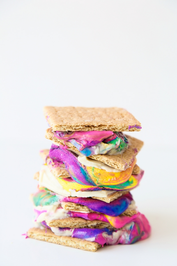 Tie dye smores