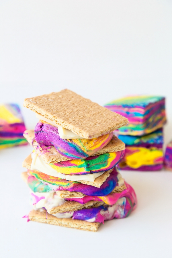 Tie dye smores