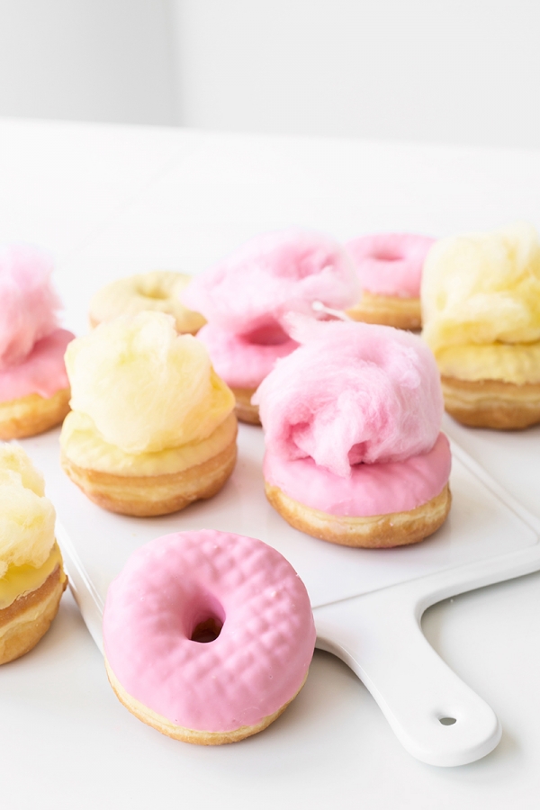 Cotton Candy Donuts