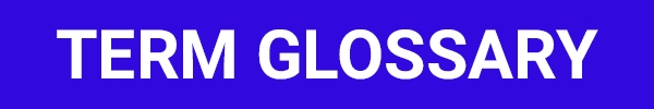 The word \"GLO\" on a blue background