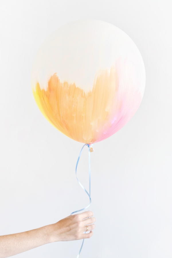 DIY Watercolor Balloons