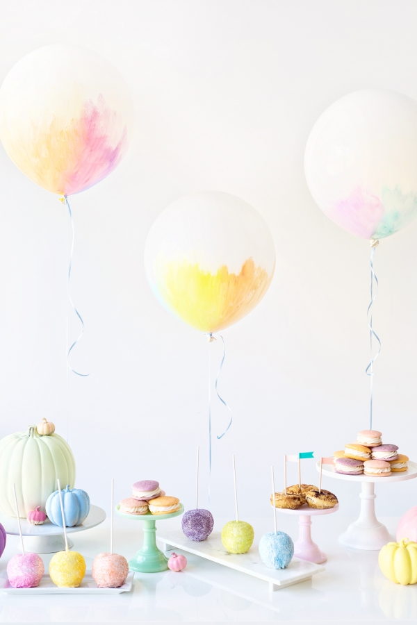 DIY Watercolor Balloons