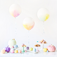 Fall(in’) for Baby Shower (+ DIY Watercolor Balloons!)