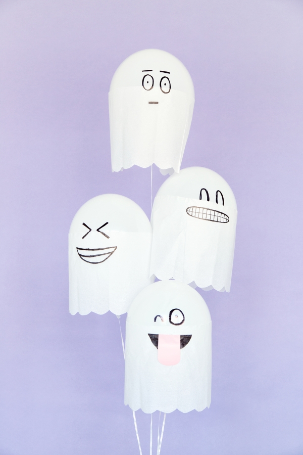 DIY Silly Ghost Balloons | studiodiy.com