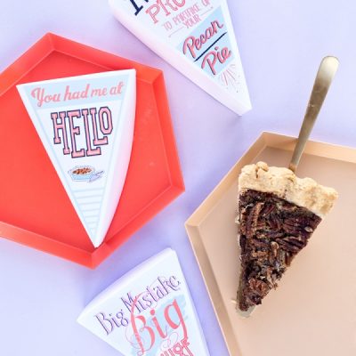 You Had Me At Hello: Leftover Pie Labels (+ A Pecan Pie Recipe!)