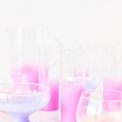 DIY Ombre Glassware |studiodiy.com