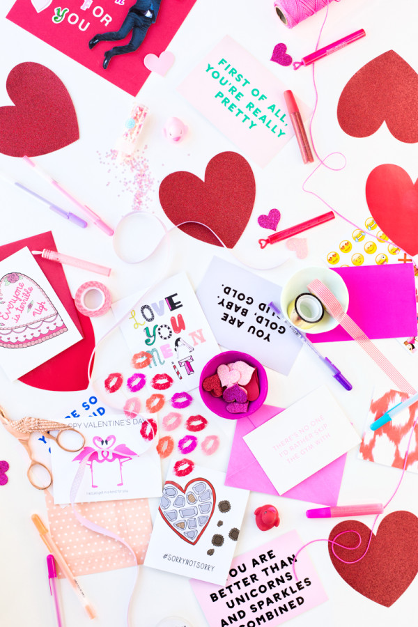 Valentines craft materials