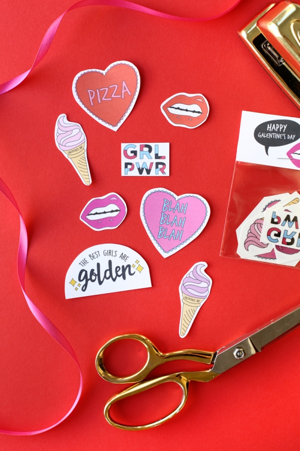 Free Printable Galentine's Day Tattoos - Studio DIY