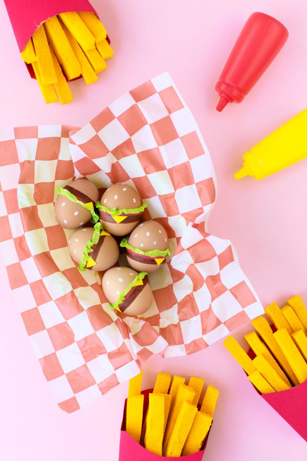 Eggs that look like burgers