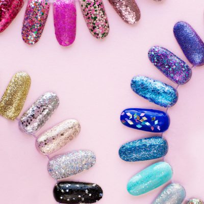 Colorful fake nails