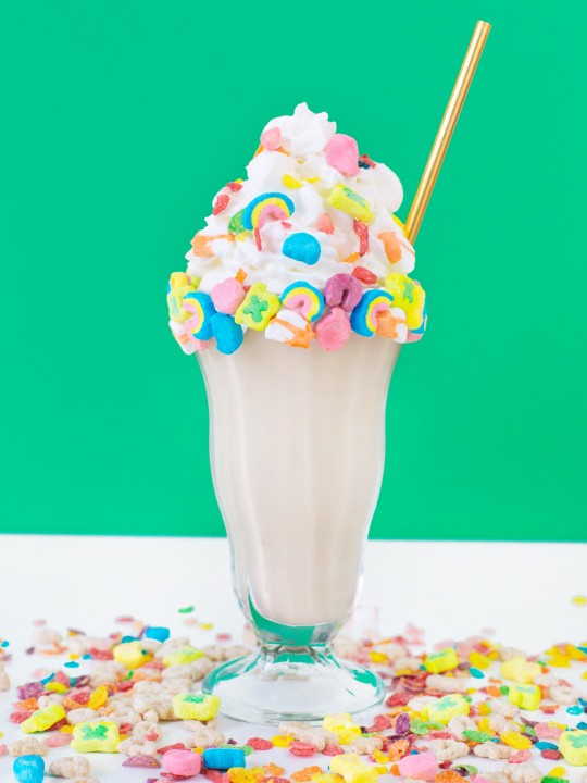 Rainbow Cereal Milkshake