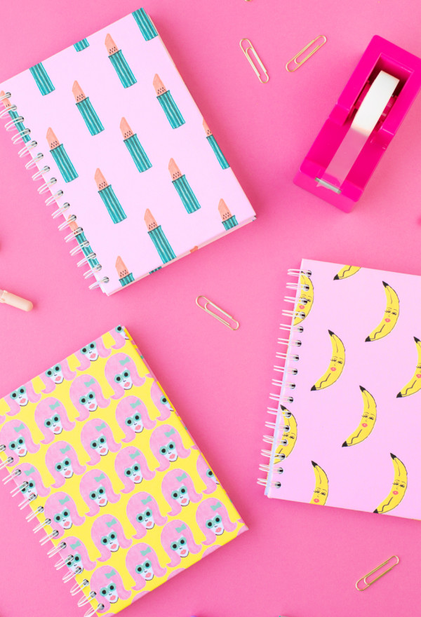 Notebooks with fun designs