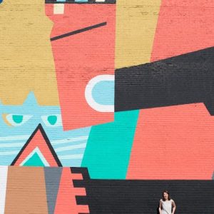 Colorful mural