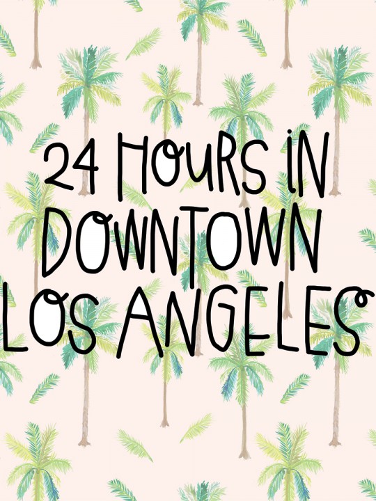 24 Hours in Downtown Los Angeles