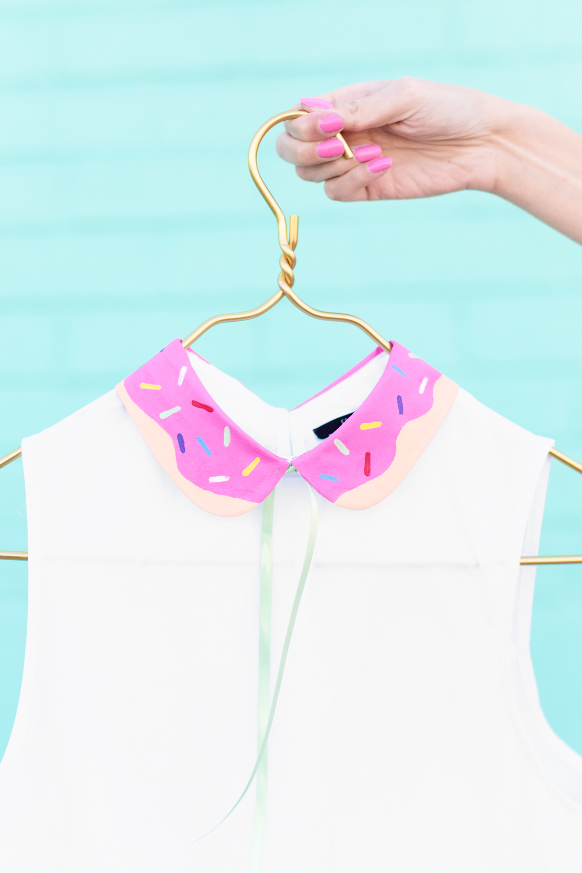 DIY Painted Donut Collar Studio DIY