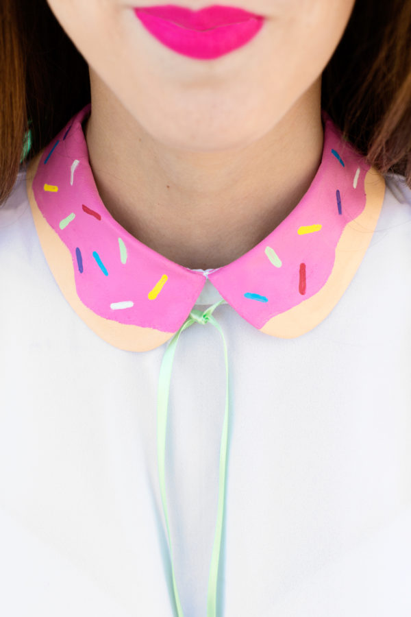 DIY Painted Donut Collar | studiodiy.com