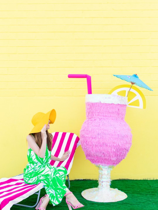 DIY Tropical Drink Piñata