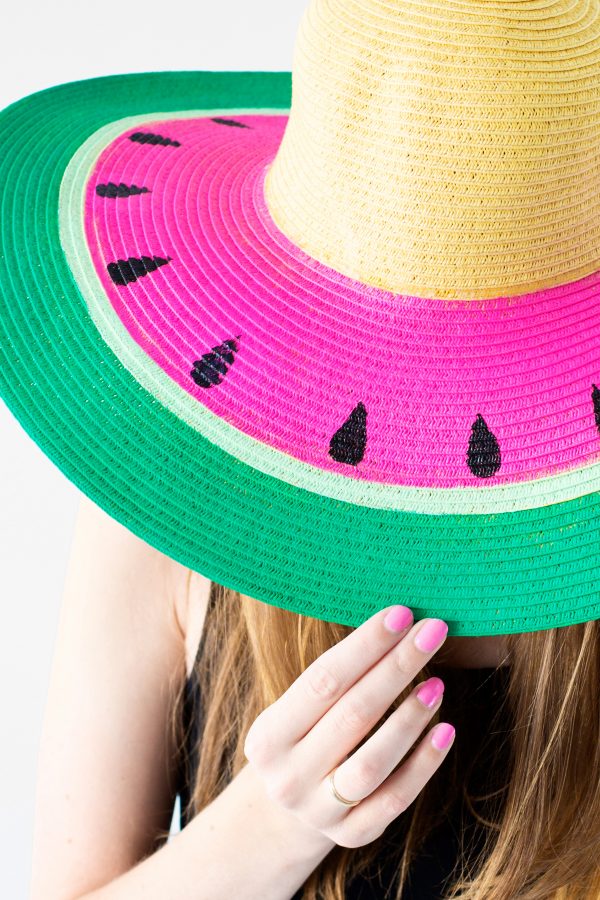 A watermelon hat