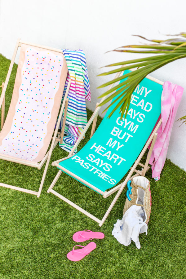DIY Sling Beach Chair Makeovers | studiodiy.com