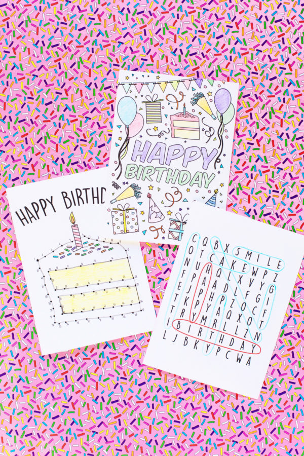 Free Printable Birthday Cards For Kids Studio Diy