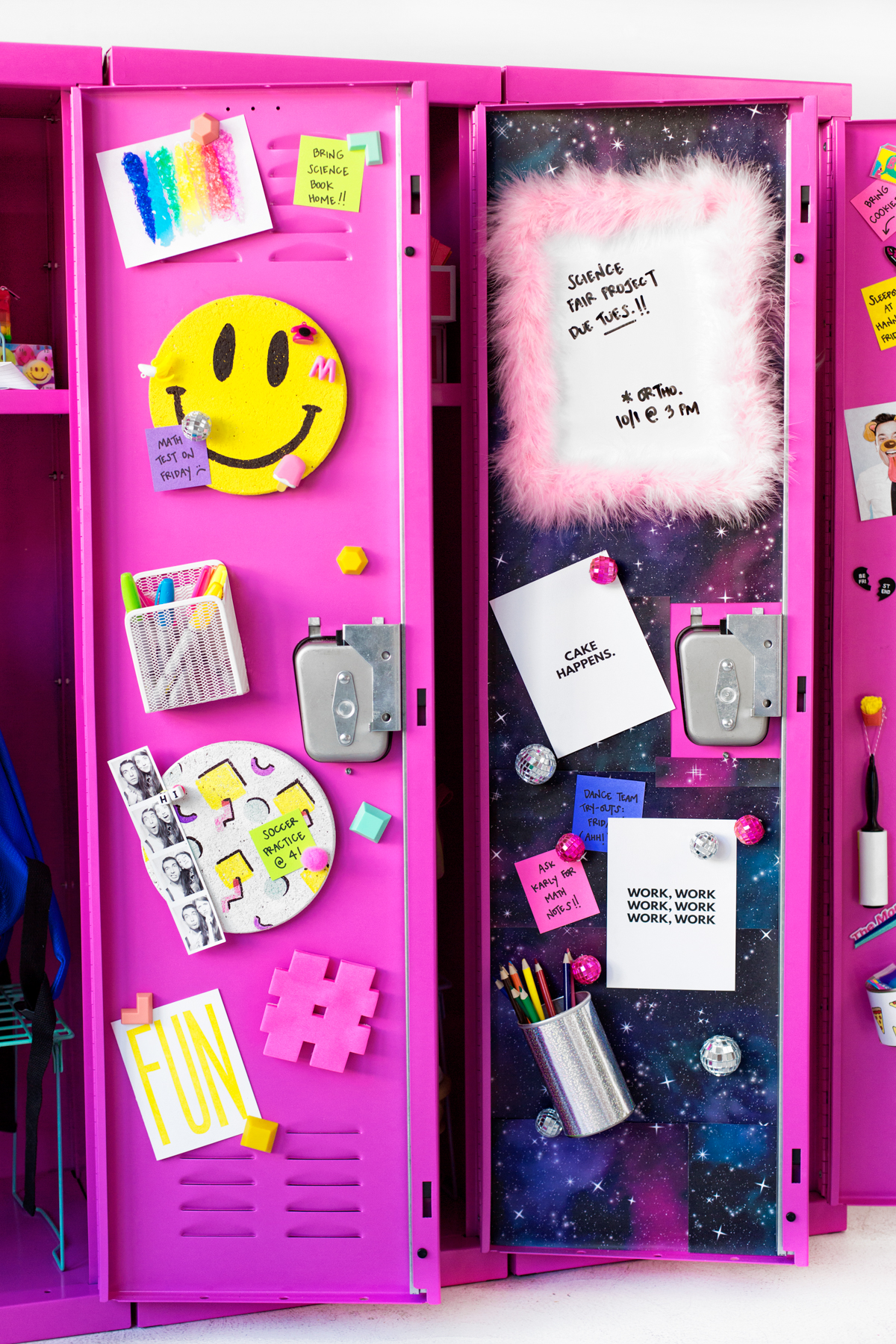 Colorful DIY Locker Decoration Ideas – Aww Sam