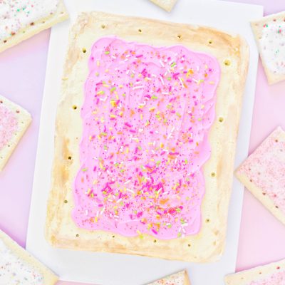 DIY Giant Pop Tart Cake - Studio DIY