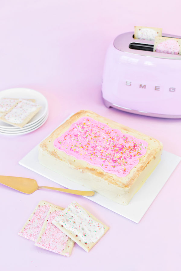 A giant pop-tart cake