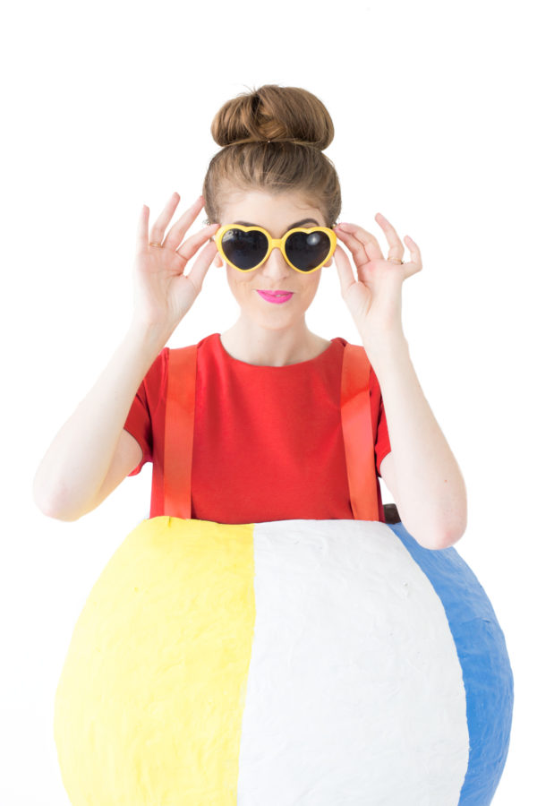 DIY Beach Ball Costume