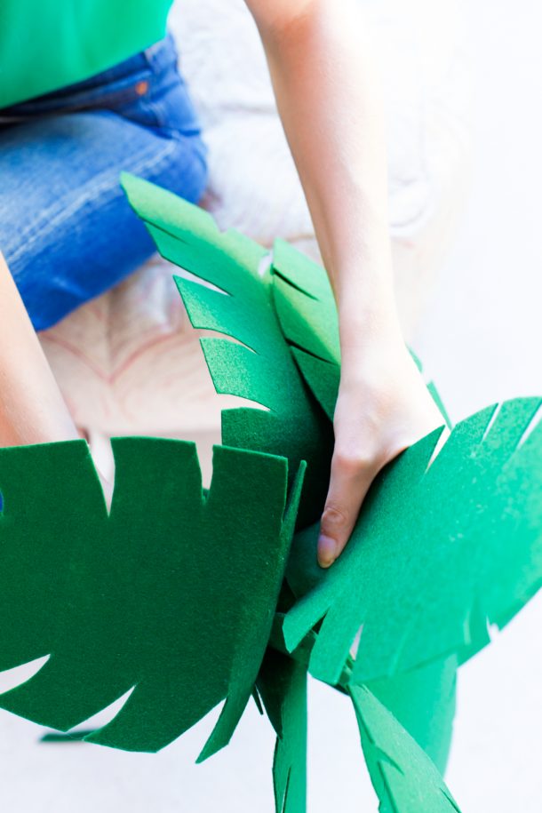 DIY Palm Tree + Beach Ball Costumes - Studio DIY