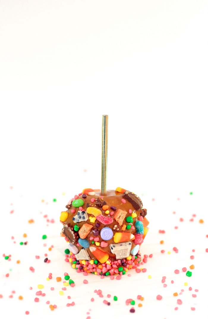 Halloween Candy Caramel Apple