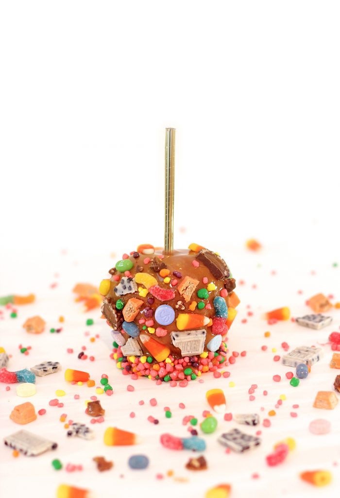 Halloween Candy Caramel Apple