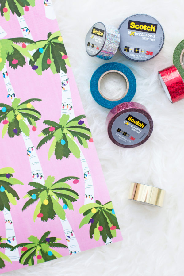 Gift Wrap Palm Trees Wrapping Paper Tropical Present 