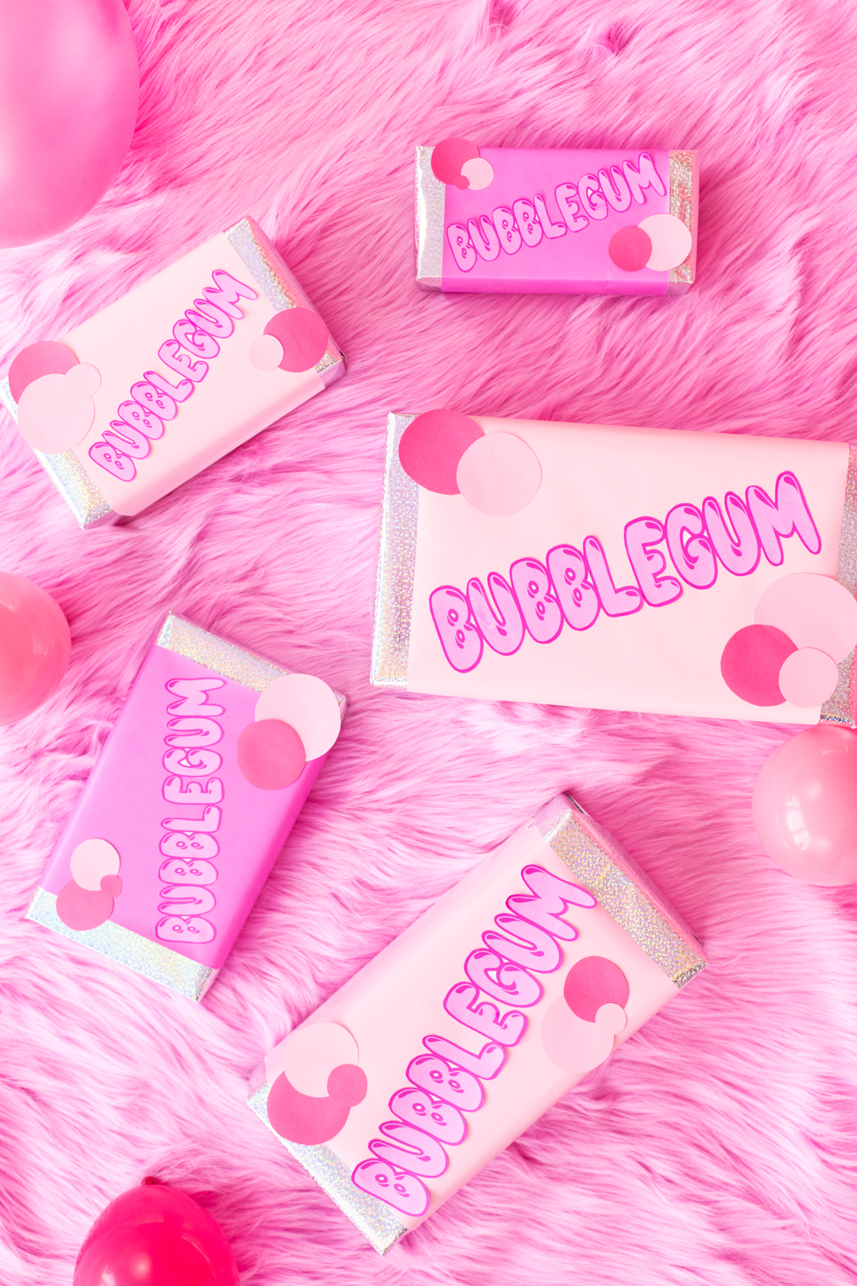 DIY Bubblegum Gift Wrap Studio DIY