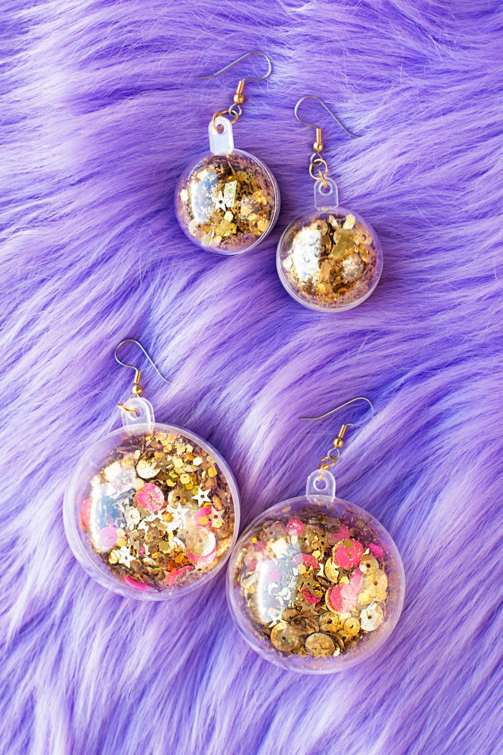 DIY Confetti Earrings Studio DIY