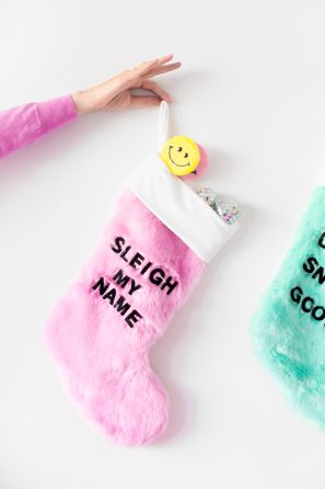 DIY Graphic Stockings - Studio DIY