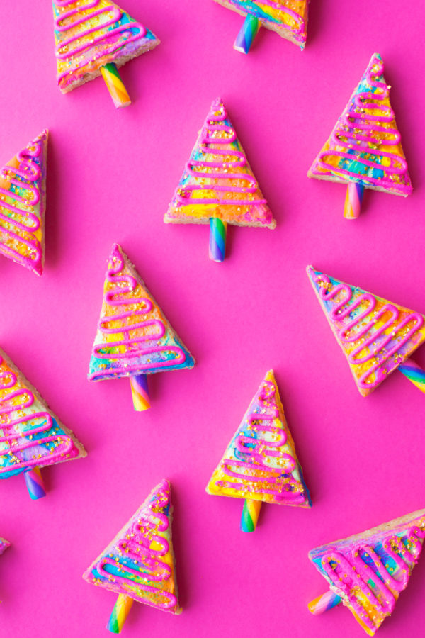 Colorful Christmas cookies