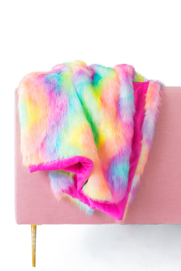 Giant faux fur blanket hot sale