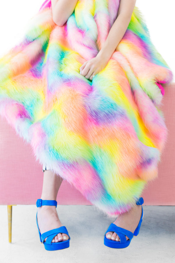 Rainbow fur