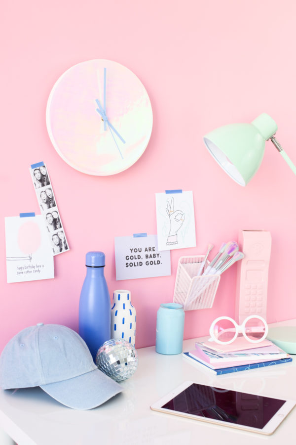 A bunch of items on a desk